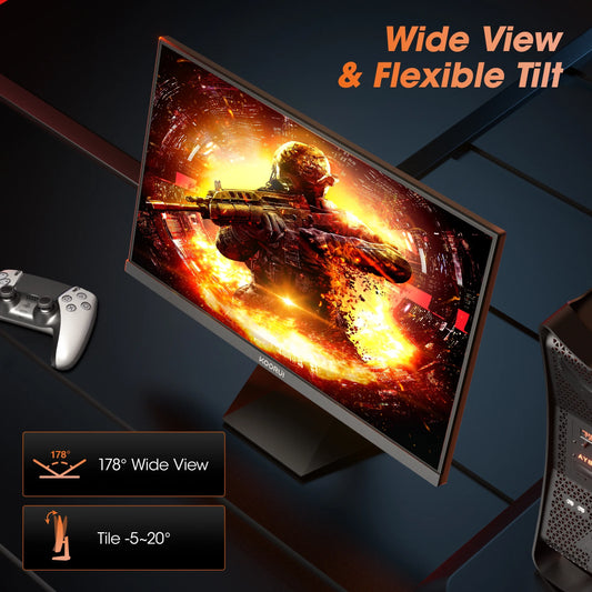 Monitor Gaming 24” QHD 1440P 180Hz – 2K Ultra Fluido para PC | Modelo G2421V