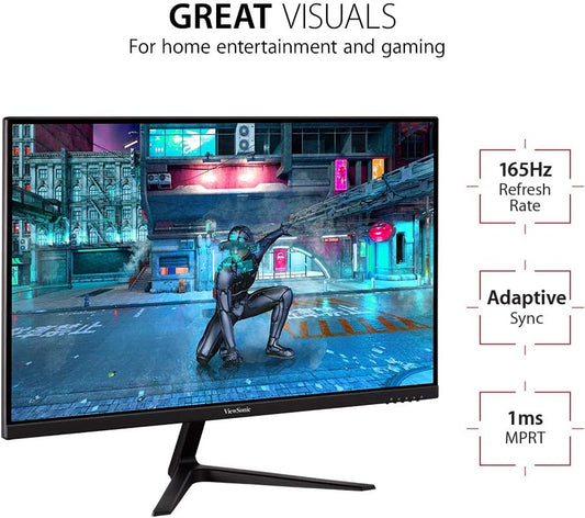 Monitor Gaming 27” 180Hz 1ms Full HD – Freesync, Eye Care, HDMI & DisplayPort | VX2718-P-MHD