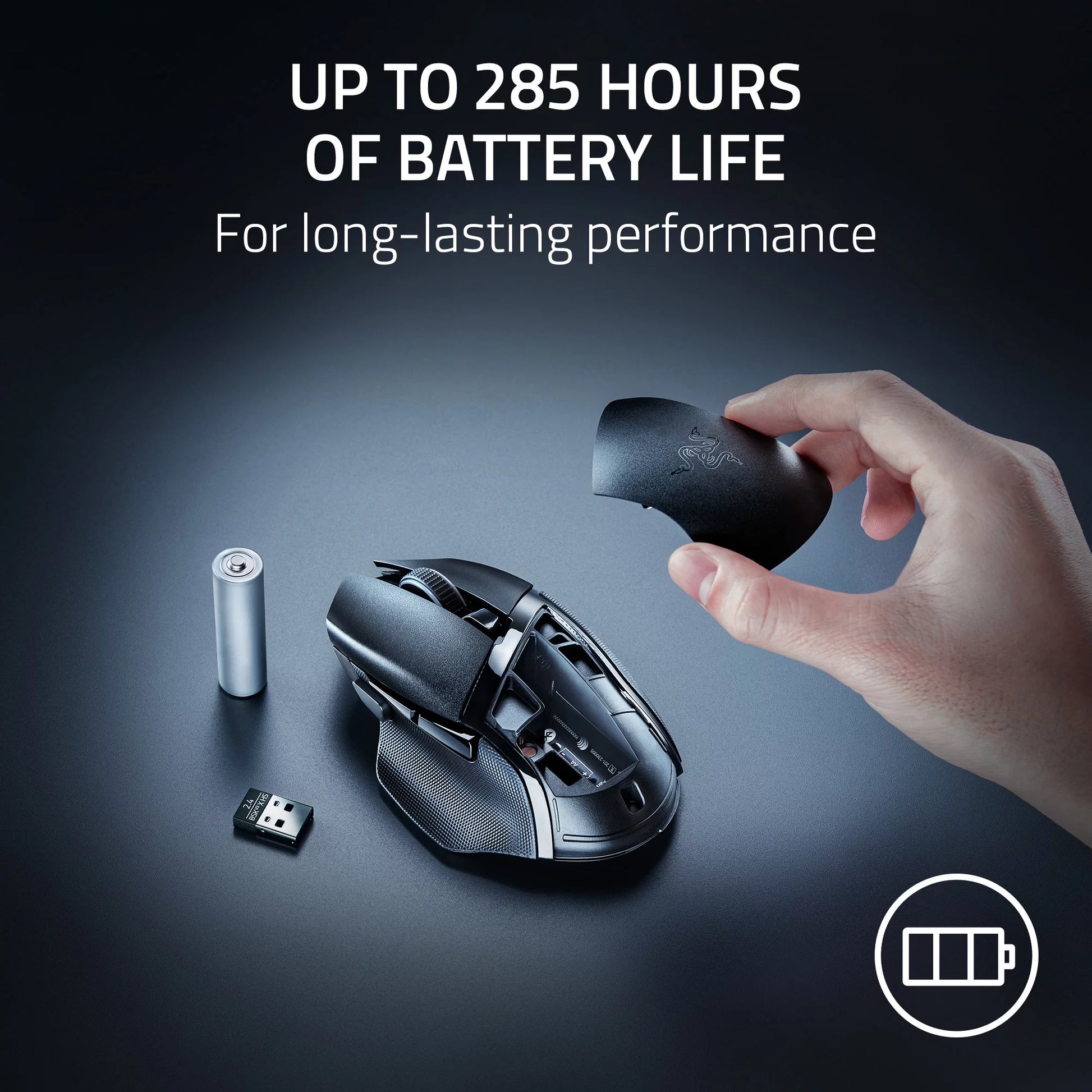 Razer Basilisk V3 X HyperSpeed Wireless Gaming Mouse – RGB Chroma Alta Precisión