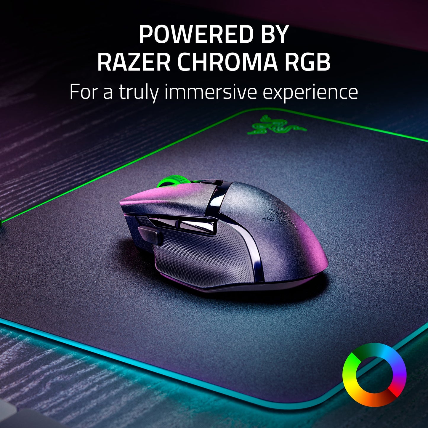 Razer Basilisk V3 X HyperSpeed Wireless Gaming Mouse – RGB Chroma Alta Precisión