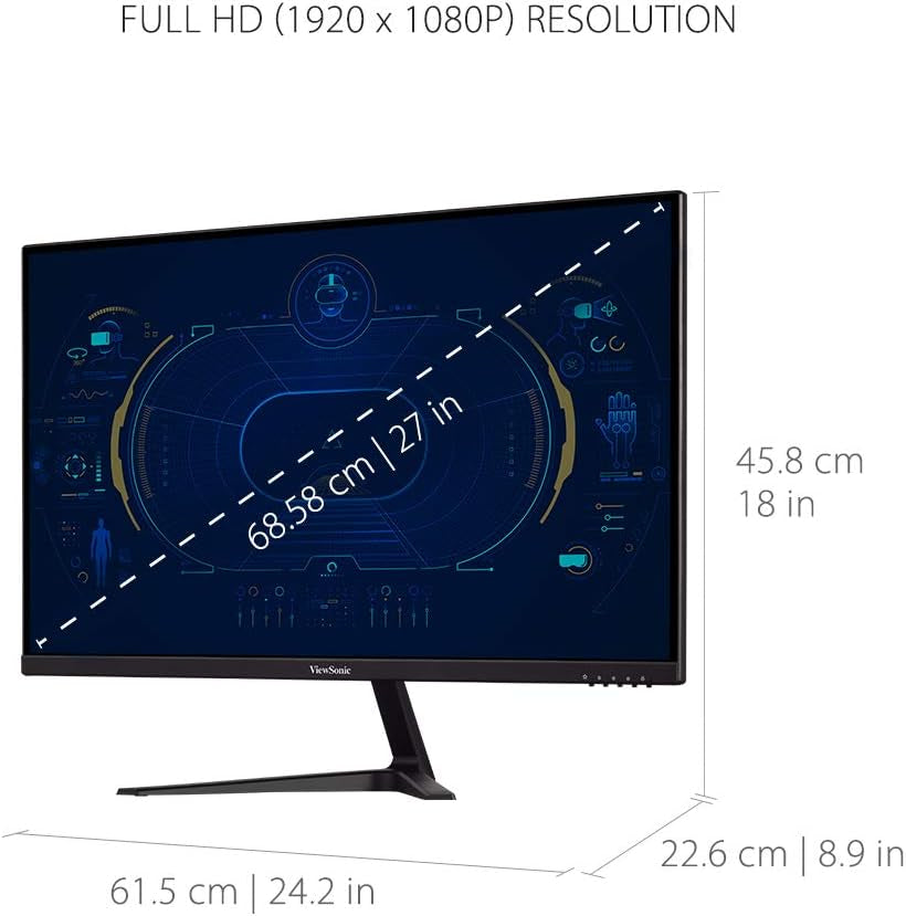 Monitor Gaming 27” 180Hz 1ms Full HD – Freesync, Eye Care, HDMI & DisplayPort | VX2718-P-MHD