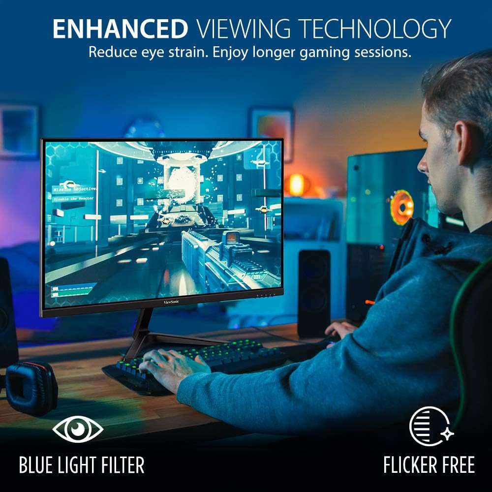 Monitor Gaming 27” 180Hz 1ms Full HD – Freesync, Eye Care, HDMI & DisplayPort | VX2718-P-MHD