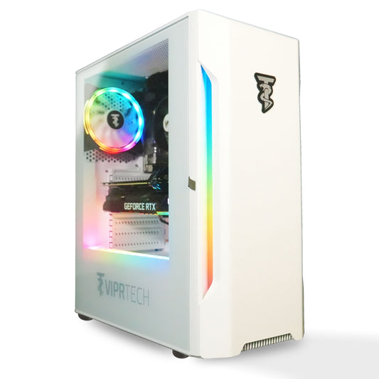 PC Gaming Rebel 3.0 Ryzen 7 RTX 3060 12GB 16GB RAM 512GB SSD – Alto Rendimiento 1440p | Blanco
